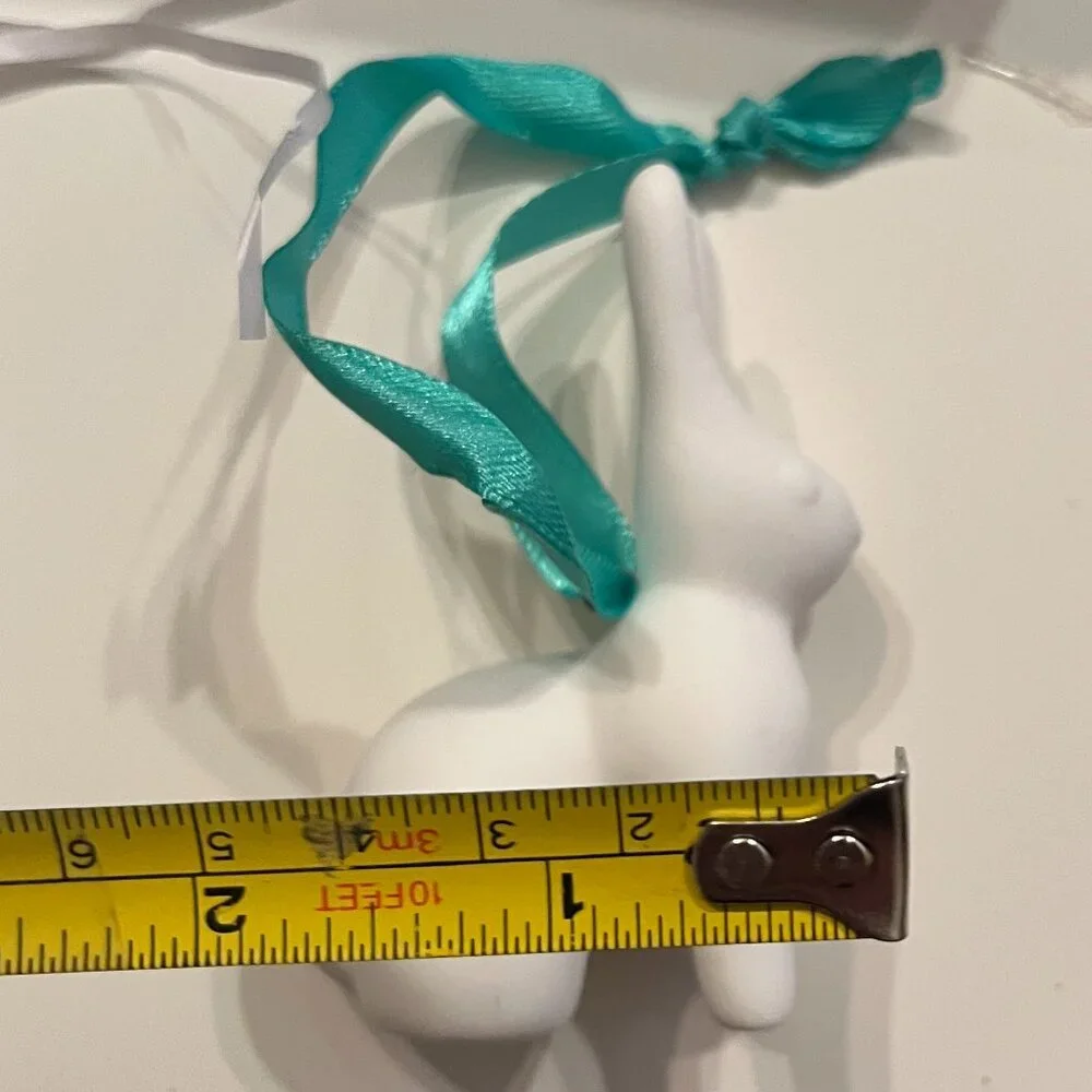 Jonathan Adler Menagerie Rabbit Ornament Porcelain Easter‎ Decor Gift (new/x)